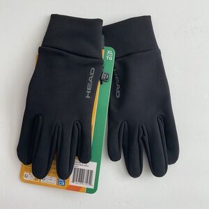 HEAD Men’s Size XL Ultrafit Touchscreen Running Gloves
